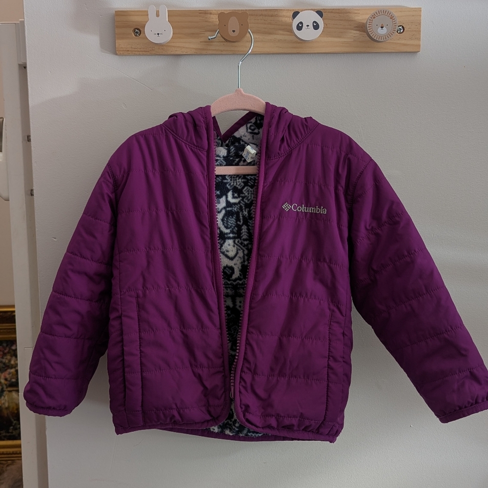 Columbia Jacket Reversible Insulated Fleece Winter Jacket 12-18 Months
